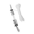 thumbnail image 2 of AMLESO Rope Hoist Lifting Heavy Objects, Sturdy, Metal Wheels Bearing Structure, Heavy Duty, Professional Rope Hoisting Pulley Block , 3 Wheel White Rope, 15m Rope, 2 of 8
