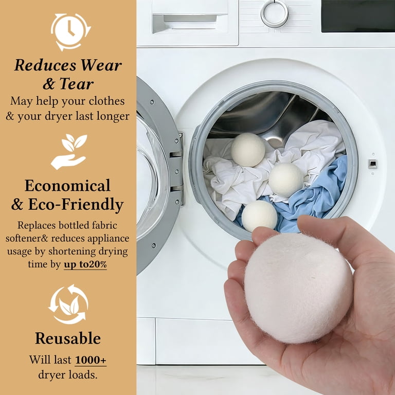 GARITIN Wool Dryer Balls, 6 Pack photo 3