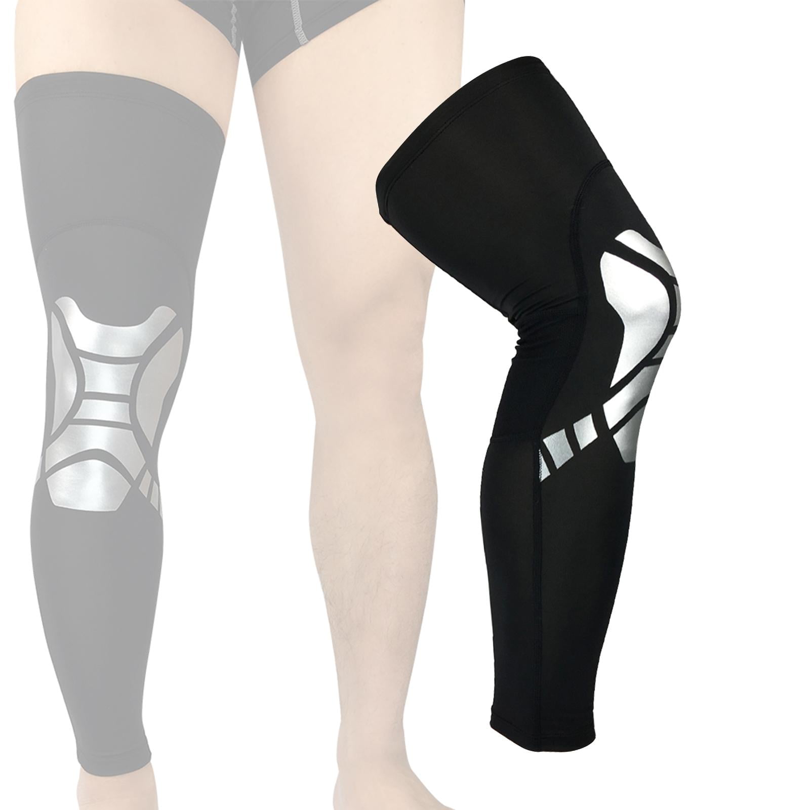 Leg Compression Sleeve with Compression Strap 1 Pack, Long Knee Brace Leg  Sleeve Support for Men Women Running Basketball Football Cycling, X-Large :  Buy Online at Best Price in KSA - Souq