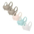 thumbnail image 3 of ylioge S-5X Plus Size Sports Bras for Women 5 Pack Wireless Push Up Bralettes Pullover Breathable Hollow-Out Support Workout Yoga Tshirt Underwear Bra, 3 of 3