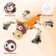 thumbnail image 4 of Juguetes para perros grandes | Durable Peluches de Peluche para Perros Juguete para Perros de Raza Tira y afloja Juguetes para Perros para Mantenerlos Ocupados,Orange, 4 of 5