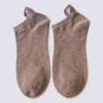 thumbnail image 2 of Ttongbb Socks Solid Candy Color No Show Low Cut Cotton Minimalist Breathable Ankle Socks Running Hiking Sports Everyday Footwear, 2 of 4