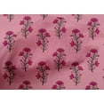 thumbnail image 4 of oneOone Cotton Poplin Fabric Leaves & Floral Block Printed Craft Fabric BTY 56 Inch Wide, 4 of 4