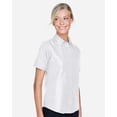 thumbnail image 2 of Harriton M580W Women's Key West Short Sleeve Performance Staff Shirt-White-L, 2 of 3