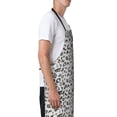 thumbnail image 3 of Fuzoiu Wild Animal Leopard Print Print Adjustable Waterproof Apron with Pockets,Waterproof Apron for Cooking, Gardening, and Art Projects, 3 of 8