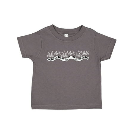 

Inktastic Musical Bicycles White Gift Toddler Boy or Toddler Girl T-Shirt