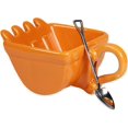 thumbnail image 1 of Taza divertida para beber, excavadora, taza de cubo, taza de pastel, regalo creativo para toda la persona, taza de café de cerámica, taza Afortunado Sencillez, 1 of 3