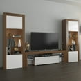 thumbnail image 3 of Milano Set 160-BK-BK Modern Wall Unit Entertainment Center, 3 of 3