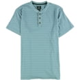 thumbnail image 1 of G.H. Bass & Co. Chemise Texturée Henley Jack Mountain pour Hommes, Bleu, Très Grand, 1 of 1