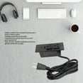 thumbnail image 4 of Conference Recessed Power Strip Fast Charging PD 20W Fast Charging 2 USB Ports 1.5m Cord US Plug 125V Embedded Design for Furniture, 4 of 7