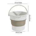 thumbnail image 3 of Dvkptbk Transparent Trash Bucket Household Bathroom Large-Capacity Thickened Wastebasket Home Essentials, 3 of 7