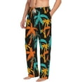 thumbnail image 5 of Cauagu Palm Trees Mens Pajama Pants Sleep & Lounge Pants,PJ Bottoms with Pockets-Large, 5 of 7