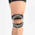 thumbnail image 2 of XIRQI Knee Bands for Basketball Support Strap Knee Brace Wide Patellar Knee Strap Wrestling Knee Pads Black, 2 of 4