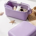 thumbnail image 4 of Waterproof Silicone Beach Tote Bag, Foldable Leakproof Reusable Handbag for Pool, Beach, Camping, Hiking, Travel and Everyday Use-S, 4 of 9