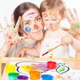 thumbnail image 4 of Pigment Painting Color/ FingerPaint 30ML DIY Children's Box 6 & Stationery, 4 of 9
