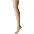 thumbnail image 1 of Hanes 718 Womens Silk Reflections Control Top Reinforced Toe Pantyhose Size - CD, Natural Skintone, 1 of 5