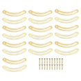thumbnail image 1 of 20PCS Lid Support Hinges with Screws Recurved Rod Hardware Lid Stay Hinge suitable for Cabinet Jewelry Box Wardrobe Brass Color-jc, 1 of 5