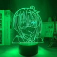 thumbnail image 1 of Anime Led Light Lamp Anime Girls Rikka Takanashi Night Light Manga Birthday Gift Fujoshi Cartoons 3D Lamp 16 Colors with Remote Control for Kids, 1 of 5