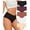 5Pack C, variant on Finetoo Cotton Underwear for Women Lace Edge Bikini Pack Cheeky Panties Brief 5 Pack S-XXL