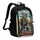 thumbnail image 1 of Balery Skeleton Chef BBQ Scene Mochila con carga USB para hombre y mujer - Mochila impermeable y antirrobo para portátil con puerto USB para viajes, trabajo, estudios y universidad, 1 of 7