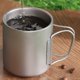 thumbnail image 2 of de Agua de Titanio de Doble Pared de 450 Ml de Té y Café para el Hogar Acampar Al Aire Libre Senderismo Mochilero Picnic con Asa, 2 of 7