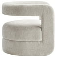 thumbnail image 5 of Accent Chair, Gray, Fabric, Living Room Lounge Cafe Lobby Hospitality Restaurant, Modern Contemporary, HB37372, 5 of 9