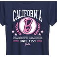 thumbnail image 3 of Barbie - Barbie Varsity League - Women'S Short Sleeve Graphic T-Shirt, 3 of 5