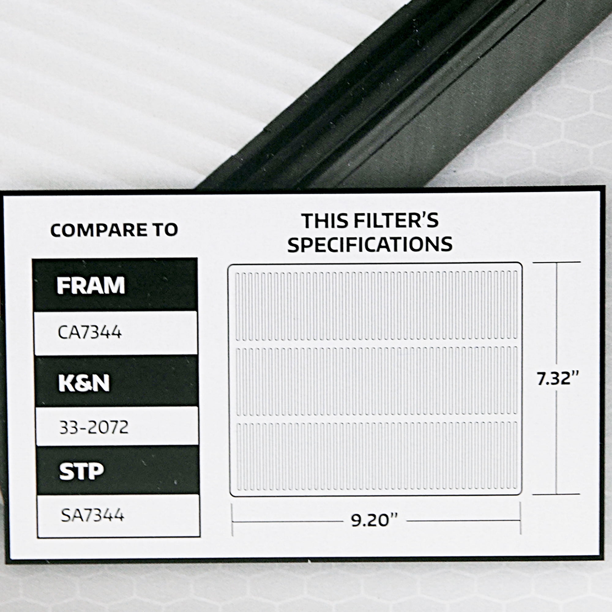 SuperTech 1010 Engine Air Filter, Replacement Filter for Chrysler Fits select: 1994-2003 MITSUBISHI GALANT, 1995-2005 MITSUBISHI ECLIPSE