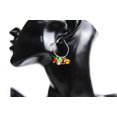 thumbnail image 3 of Christmas Earrings Creative Colorful Bell Ear Hoop Ear Clip Jewelry Earrings, 3 of 6