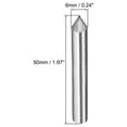 thumbnail image 2 of Uxcell 6mm x 50mm Tapered Point Diamond Grinding Wheel Dresser for Truing, 2 of 5