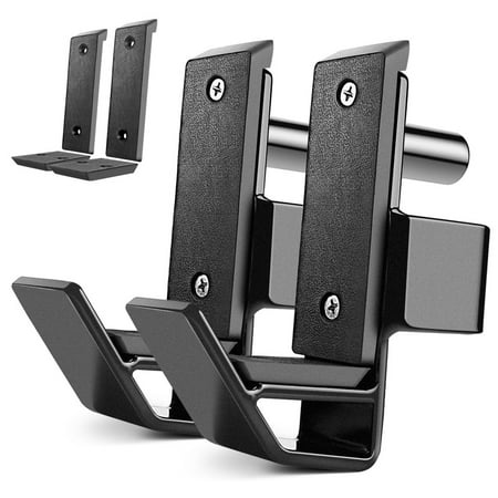 Lamp Hooks Set XPRT Fitness Set of 2 J Hooks for 2’’x2’’ Sq. Tube Power Rack, Easy Installation and Height Adjustment, Extra Padding for Better Barbell Protection, Reduce Noise. ()