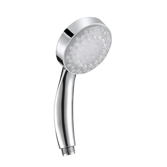 Cabezal de ducha LED, cambio de luz de 7 colores, cabezal de ducha de mano automático, cromo pulido con acero inoxidable