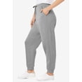 thumbnail image 3 of Woman Within Plus Size Petite Better-Fleece Pull-On Jogger Sweatpants, 3 of 6