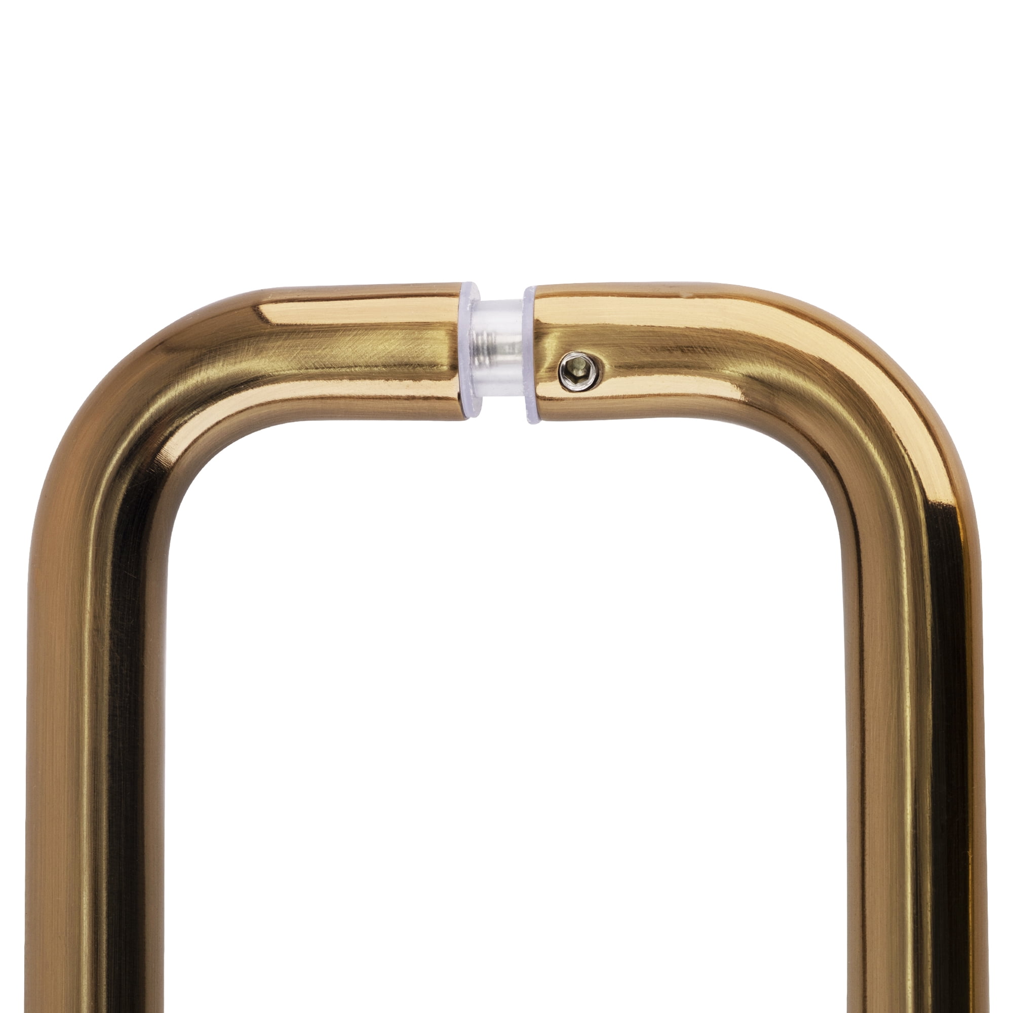 CRL BPD6ABR Antique Brass 6" Back-to-Back Solid Brass 3/4" Diameter Pull Handles Without Metal Washers
