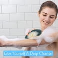 thumbnail image 5 of Bolas de puf de ducha para lavado corporal, baño, hombres y mujeres, exfoliante corporal duradero, cuidado esencial de la piel para la ducha, 5 of 5