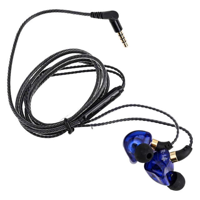 Yimiti Good Quality Wired Headphones With Microphone - Perfect For Sports, Gaming, And,Blue