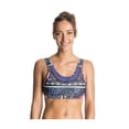 thumbnail image 3 of Roxy Women's Lemonee Printed Sports Bra, Run Fast Combo Granatia, Large, 3 of 3