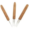 thumbnail image 1 of Shisuyan Iron Dreadlock Crochet Hook Light Brown 3Pcs 5.4x0.6x0.3In, 1 of 8