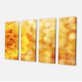 thumbnail image 2 of Magnifique Fond Floral Jaune - Grande Oeuvre sur Toile Florale, 2 of 3