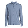 thumbnail image 4 of George Men’s Knit Button Down Shirt with Long Sleeves, Sizes S-3XL, 4 of 6