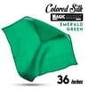 Magic Makers 36 Inch Professional Grade Magician\'s Silk - Emerald Green