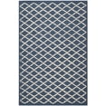 thumbnail image 2 of SAFAVIEH Cambridge Karen Geometric Wool Area Rug, Navy/Ivory, 5' x 8', 2 of 7
