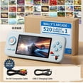 thumbnail image 3 of 3.0-Inch HD Retro Game Console: A Portable Handheld Gaming System Supporting TV and Projector Connectivity—Featuring Built-in Classic Arcade Games, an Ideal Gift for Family Entertainment., 3 of 4