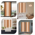 thumbnail image 7 of Burnt Orange Ombre Window Privacy Film, Modern Gradient Abstract Art Static Cling UV Sun Blocking Heat Control Window Tint Day and Night, Non-Adhesive One Way Windows Privacy Cover 17.7''x78.7'', 7 of 7