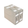 thumbnail image 1 of Foldable Bed Linen Organizer with Windows – 2 Pack Storage Boxes, 1 of 5