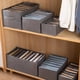 thumbnail image 3 of Armarios organizador de ropa, pantalones, Jeans, caja de almacenamiento, armario, cajón, organizador, ropa interior, calcetines, camiseta, organizadores de almacenamiento de armario, 3 of 5