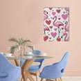 thumbnail image 2 of ZFLMY Flamingo Hearts Kitsch Movement Canvas Prints Wall Art for Home Decor, Living Room, Bathroom, Bedroom, Office, Gift Idea 12x16in, 2 of 5