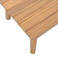 thumbnail image 6 of Christopher Knight Home 3-Piece Outdoor Patio Chat Set, Natural Acacia Wood Frame with Beige Cushions, 6 of 15