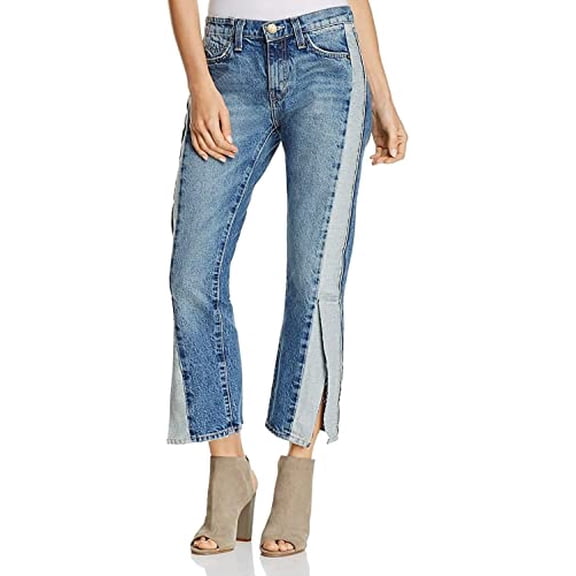 Current/Elliott Women's Straight Re-Engineered Jeans in Light Sky Vintage (27)