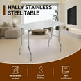thumbnail image 2 of GloryStar Table de Travail Commercial Pliant Poste de Travail en Acier Inoxydable Robuste, 2 of 7